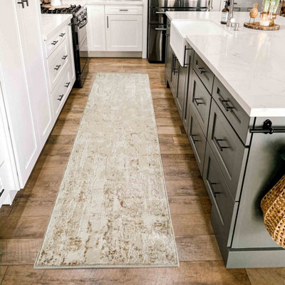Styrus Modern Living Room Rug - Abstract Area Rugs Beige Beige 120x170 cm
