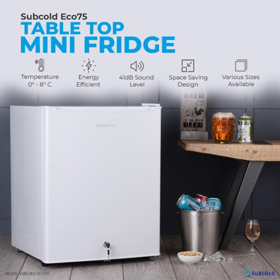 Subcold Eco75 Table Top Fridge White