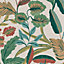 Sublime Paradise Arts Neutral Beige Leaves Wallpaper