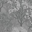 Sublime Woodland Silhouette Mid Grey / Silver Wallpaper