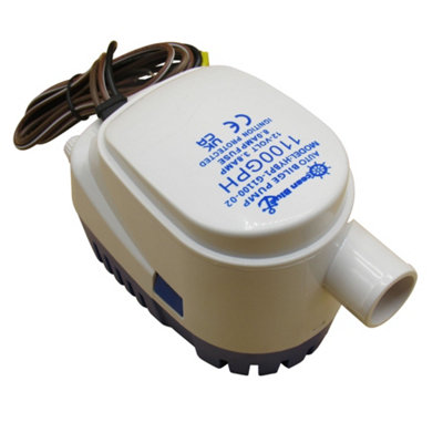 Bilge Pump 1,100 GPH Submersible 12V Pump