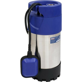 Submersible Stainless Steel Water Pump - 92L/Min - 40m Head - Automatic Cut-Out