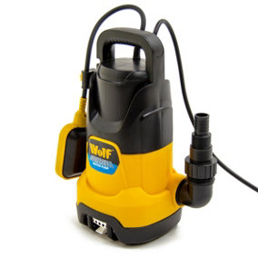 Submersible Water Pump Dirty & Clean Water Wolf 1100w, Automatic Float Switch