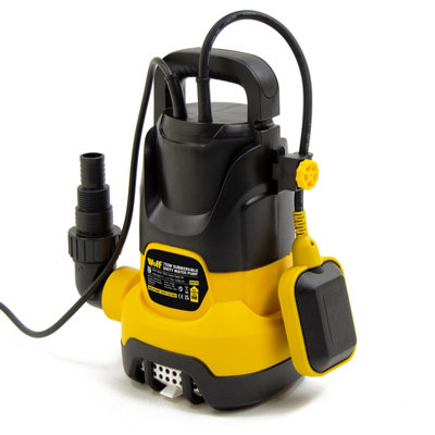 Submersible Water Pump Dirty & Clean Water Wolf 750w + 10m Hose + 5m High Flow Hose