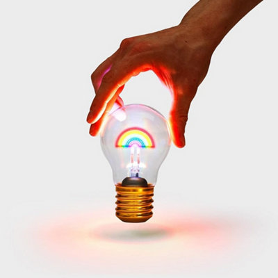 Suck UK Cordless Rainbow Light Bulb Battery Operated