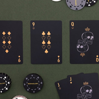Suck UK Dead Man's Hand Iron & Glory Premium Poker Set