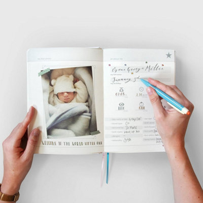 Suck UK Journal Baby Book Journal & Memory Book