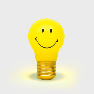 Suck UK Rechargable Cordless Smiley Face Lamp