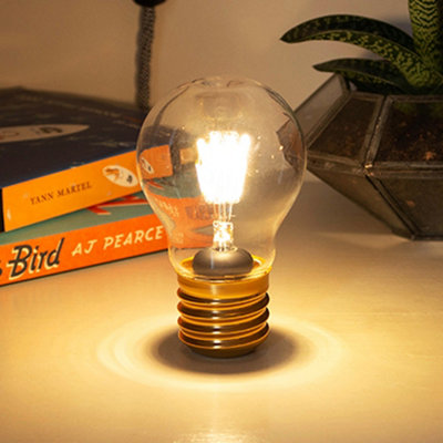 Suck UK Rechargeable Cordless Light Bulb Table Lamp Battery Powered