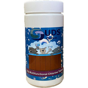 SUDS-ONLINE 50 x 20g Multifunctional Chlorine Tablets for Hot Tubs Swimming Pool