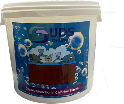 SUDS-ONLINE 5kg Multifunctional Chlorine Tablets 20g Swimming Pool Chemicals