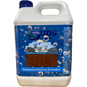 SUDS-ONLINE 5KG Stabalised Chlorine Granules - Swimming Pool Chemicals & Spa
