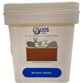 SUDS-ONLINE Bromine Tablets 5kg Swimming Pool Spa Hot Tub