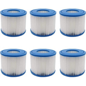 SUDS-ONLINE Compatible Bestway Filter Cartridge VI Replacement FOR Miami, Vegas, Monaco, Palm Springs 3 x Twin Pack