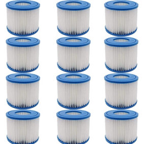 SUDS-ONLINE Compatible Bestway Filter Cartridge VI Replacement FOR Miami, Vegas, Monaco, Palm Springs 6 x Twin Pack