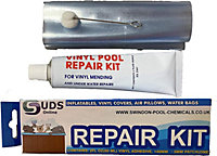 SUDS-ONLINE wet or dry swimming pool liner vinyl above ground swimming pool repair kit also for Inflatable hot tubs