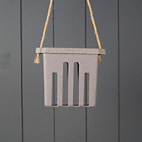 Suet Cake Bird Feeder Made with Straw Earthy Sustainable