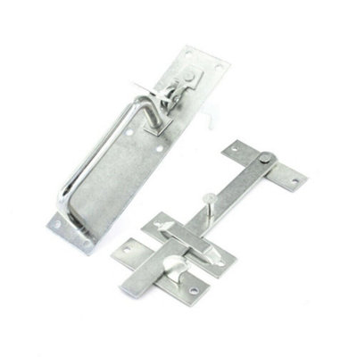 Suffolk Latch Zinc Plated BZP - Perfect for Doors & Gates Size 180mm