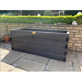 Suffolk Planter (Painted Wooden Planter - Choice of Colours Available) - L120 x W40 x H45 cm