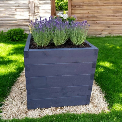 Suffolk Planter (Painted Wooden Planter - Choice of Colours Available) - L120 x W40 x H60 cm - 4