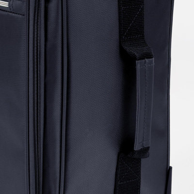 Suitcase Luggage Set of 3 Soft Travel 4 Wheels Trolley Bag Lightweight