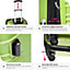 Suitcase set 4-piece lightweight hard shell - green