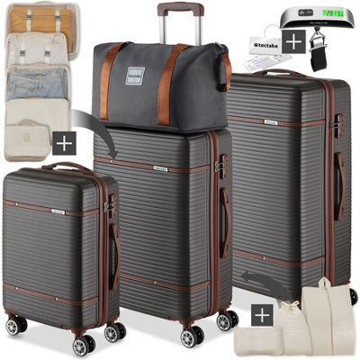 Suitcase Set Madison - 13-piece, 3 suitcases, packing cubes, TSA lock ...