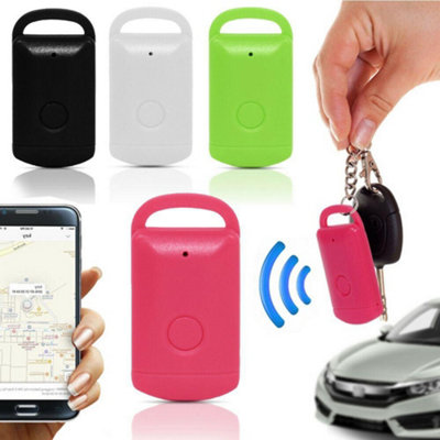 Suitcase Shaped Bluetooth Key Finder GPS Locator Anti lost Alarm Tracker Pink