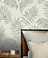 Sumatra Palm Leaf Green Wallpaper