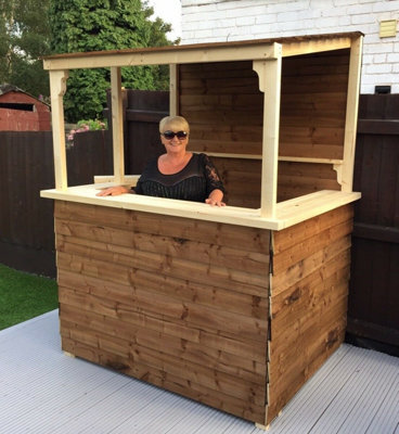 Summer garden bar - Large (outdoor wooden)