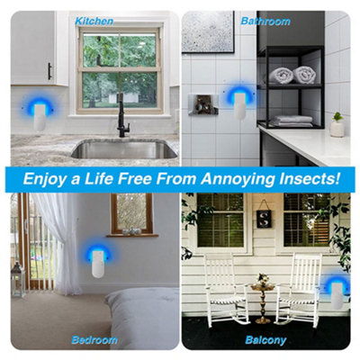 Summer sticky mosquito killer lamp Black
