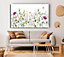 Summer Time Flowers 2 Canvas Print Wall Art - Medium 20 x 32 Inches