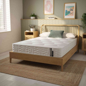 Summerby Sleep Egyptian Cotton and Eco-Comfort Spring Hybrid Mattress Single: 90 x 190cm