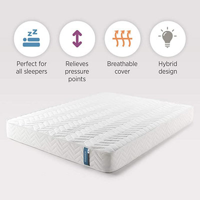 Reversible deals hybrid mattress