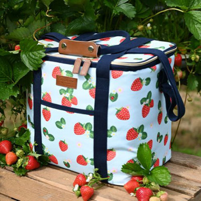 Summerhouse by Navigate Strawberries & Cream 20L Family Coolbag Aqua