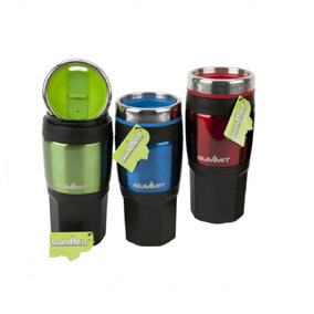 Summit 400ml Insulated Drinks Mug With Grip (Styles Vary, One Supplied)