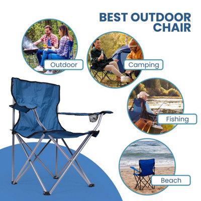 Summit Ashby Chair - Indigo Blue