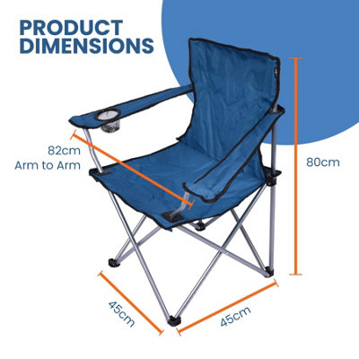 Summit Ashby Chair - Indigo Blue