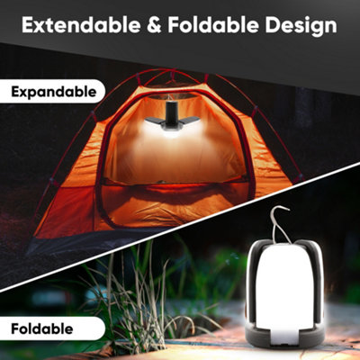 Summit USB Rechargeable Hanging Trifold Lantern