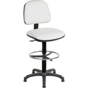 Sumptuous Class Blaster Pu White Office Chair