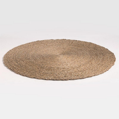 Sun Area Rug Natural Round Banana Twist - 120cm
