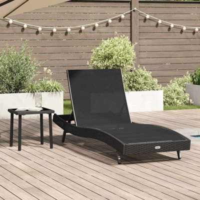 Black Sunloungers and Garden Seating at B&Q
