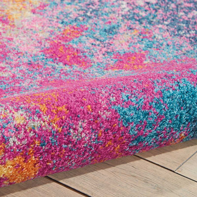 Sunburst Abstract Modern Luxurious Easy to Clean Rug for Living Room Bedroom and Dining Room-201cm X 290cm - 7