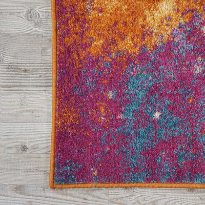 Sunburst Abstract Modern Luxurious Easy to Clean Rug for Living Room Bedroom and Dining Room-201cm X 290cm - 9