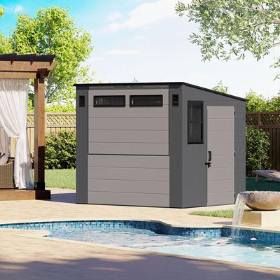 Suncast 8ft x 7ft Cabana Entertainment Bar Shed