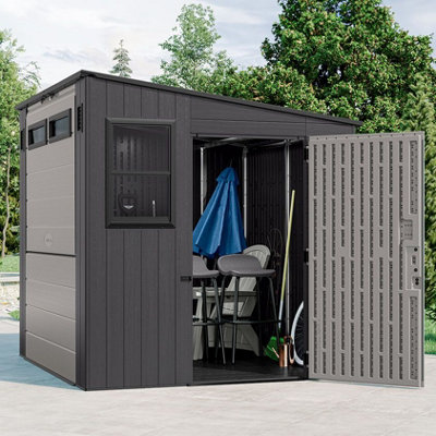 Suncast 8ft x 7ft Cabana Entertainment Bar Shed - 3