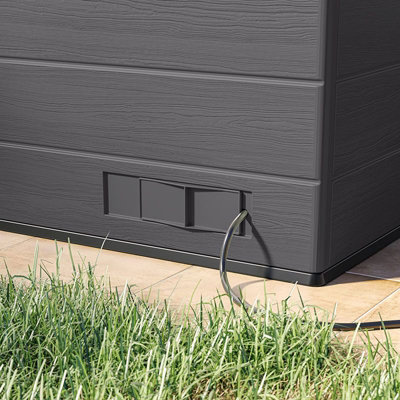 Suncast 8ft x 7ft Cabana Entertainment Bar Shed - 4