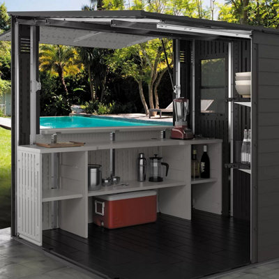Suncast Cabana Entertainment Shed 8ft 3