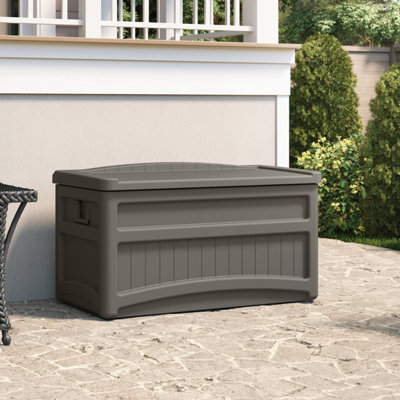 Suncast Dakota 276L Storage Box - Stone Grey