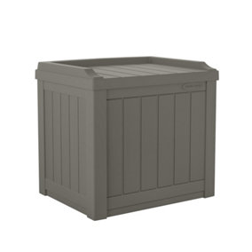 Suncast Garden Storage box with seat Stoney Grey